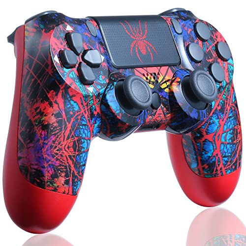 [Design ergonomico] Design ergonomico ottimizzato per ripristinare il più possibile la consistenza della presa ufficiale originale, in modo che i giocatori abbiano un'esperienza di gioco piacevole in tutti i giochi. È un buon controller di ricambio o di backup per il controller PS4. Questo gamepad è un controller di terze parti compatibile con PS4.