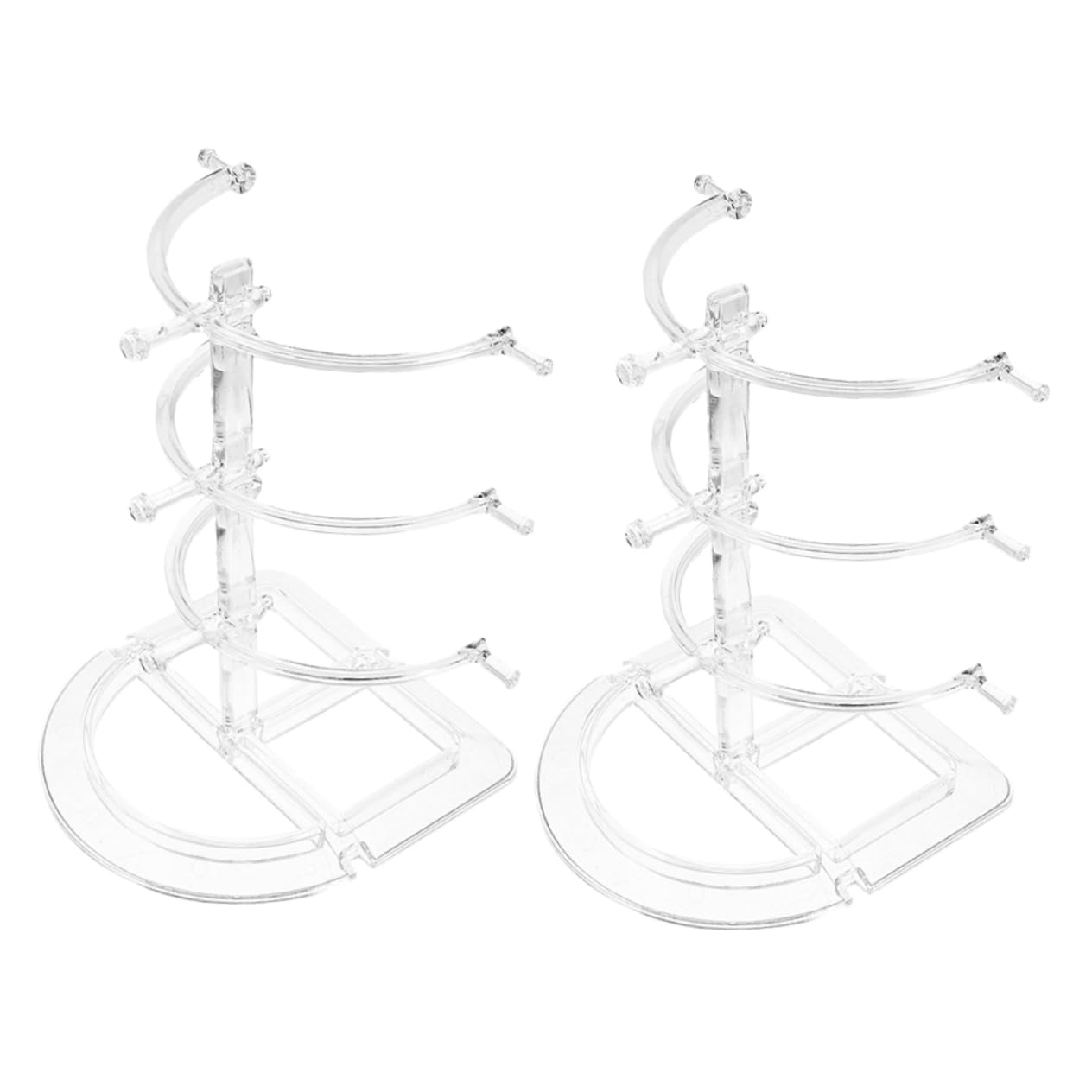 PRETYZOOM 8 Stk Brillenständer Sonnenbrillen-organizer-rack Brillenhalter Sonnenbrillen-organizer-ständer Glasständer Brillengestell Sonnenbrillen-präsentationsständer P.s Transparent