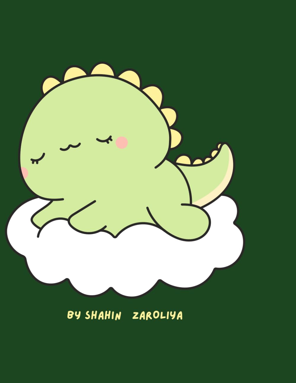colour and fun: A Cute Dinosaur colouring book