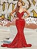 Tvuyet Gitter Royal Blue Prom Dresses for Teens Me... #2