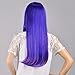 Kamo 55cm Long Mixed Purple / Pink My Little Pony Twilight Sparkle Straight Cosplay Wig