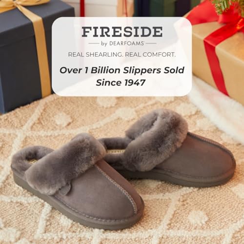 Image of Fireside by Dearfoams womens Sydney Genuine Shearling Scuff