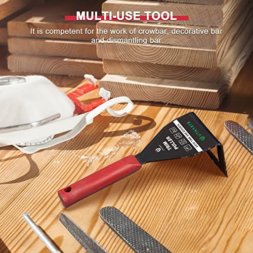 Trim Puller Tile Removal Tool For Baseboard Removal,Trim Puller For Wood Baseboard Trim Removal,Nail Pulling Pry Bar And Molding Removal,For Siding And Flooring Removal-Trim Puller Tool For Baseboard #TOP5
