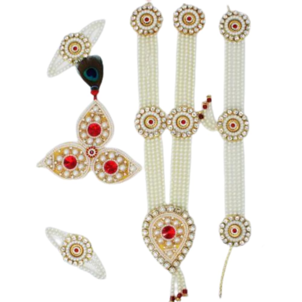 VEDIC VAANI Krishna set Jewellery For Kids Making Makhanchore in Janmashtami Ethnic Wear Set (B0DBLPCBQ2) Amazon Price History, Amazon Price Tracker