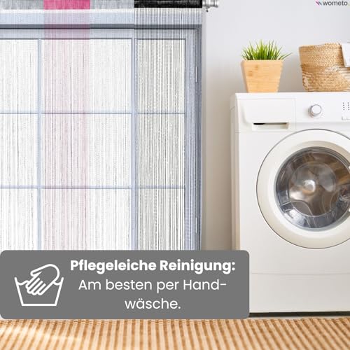 Insektenschutzvorhang Wometo Fadenvorhang mit Glitzereffekt