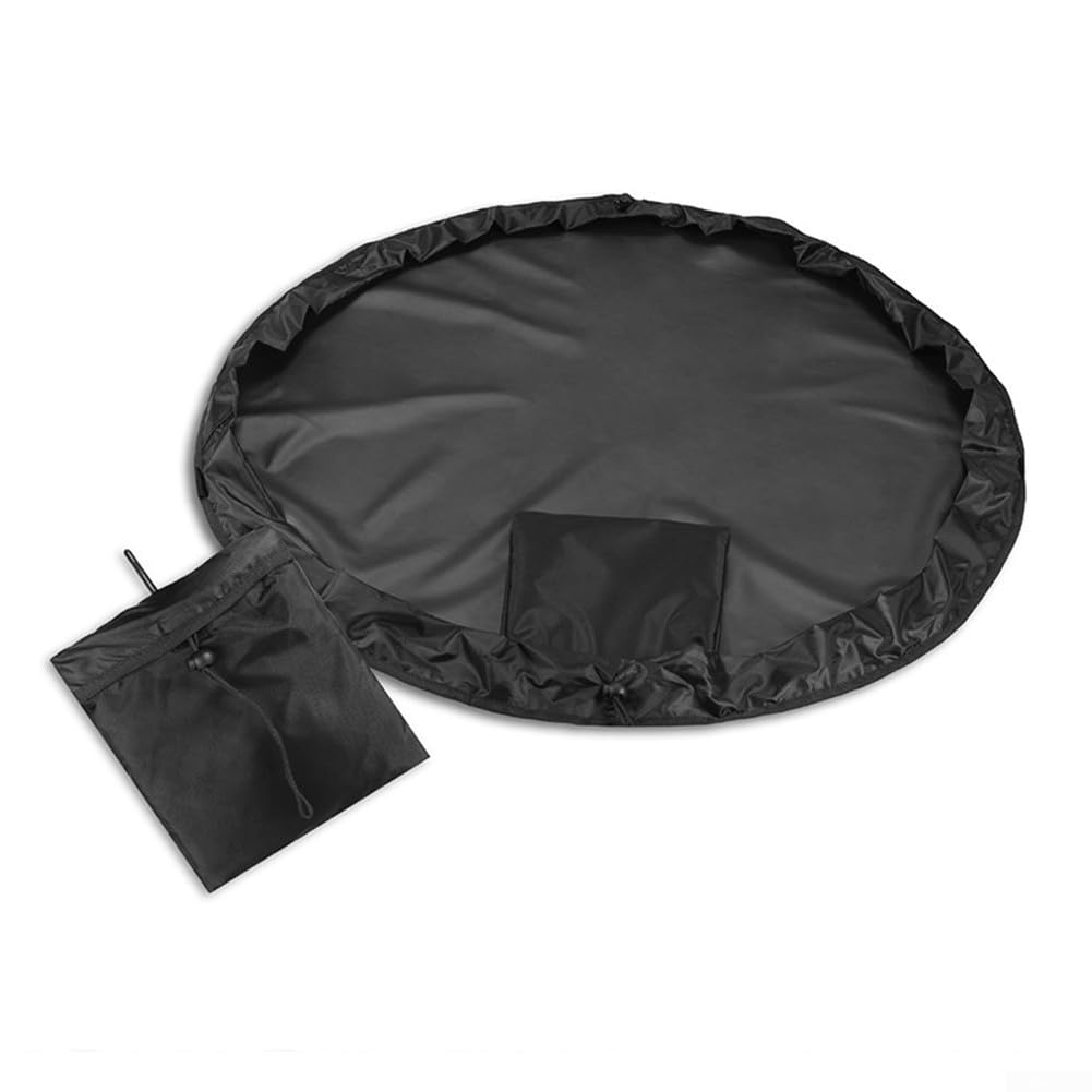 Versatile Beach Swimsuit Storage Bag Oxford Cloth Wetsuit Changing Organizer Water-Resistant Outdoor Swimming Gear Carrier with Handle(50cm)