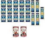 Caja de degustación de Cecco - 18× pasta 500 g surtidos + 2× Italian Gourmet tomates pelados 400 g - formatos largos y cortos, secado lento, calidad italiana - Total 9,8 kg