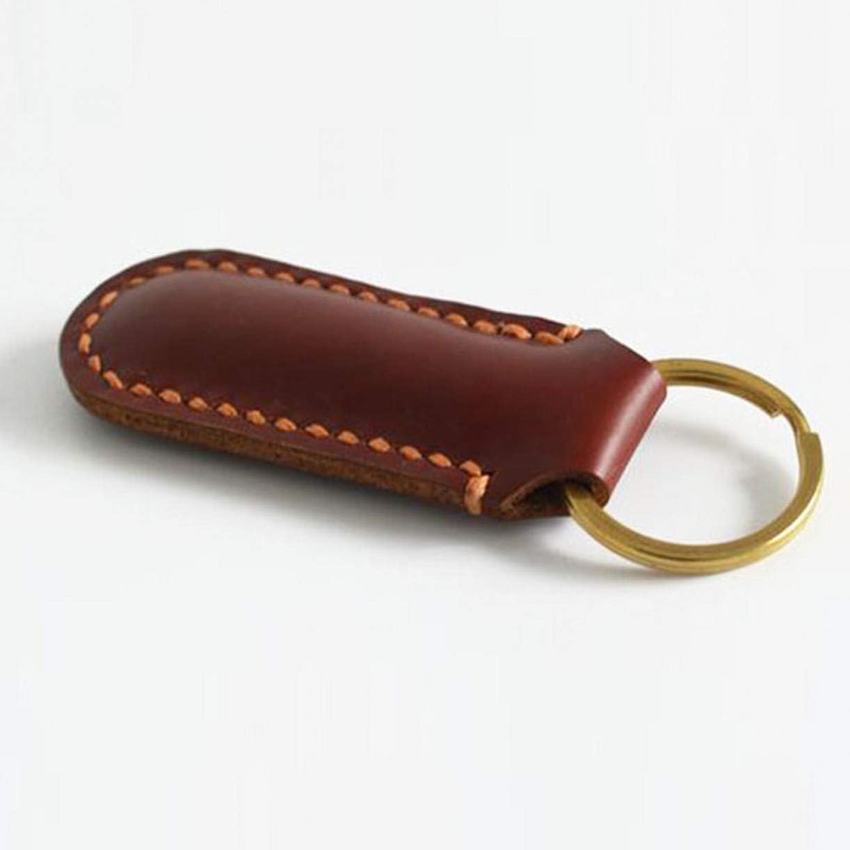 WellieSTR Japan Steel Blade Leather Cutting Die Craft DIY Key Ring Wooden Template Knife Punching Key Chain Cutting Mould Cutter (with Hole)