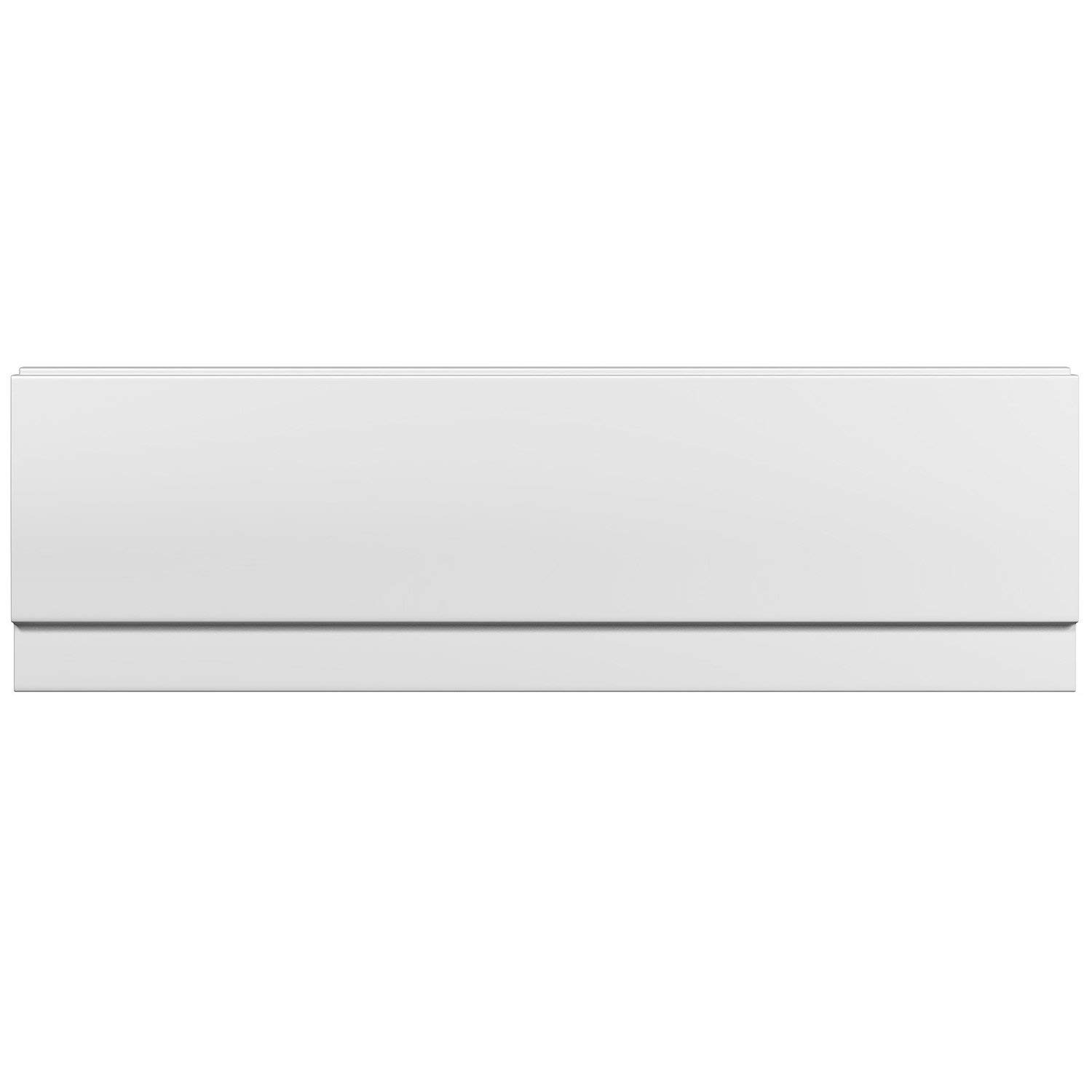 NRG White 1600mm Acrylic Front Bath Panel for Bathroom Soaking Bathtub