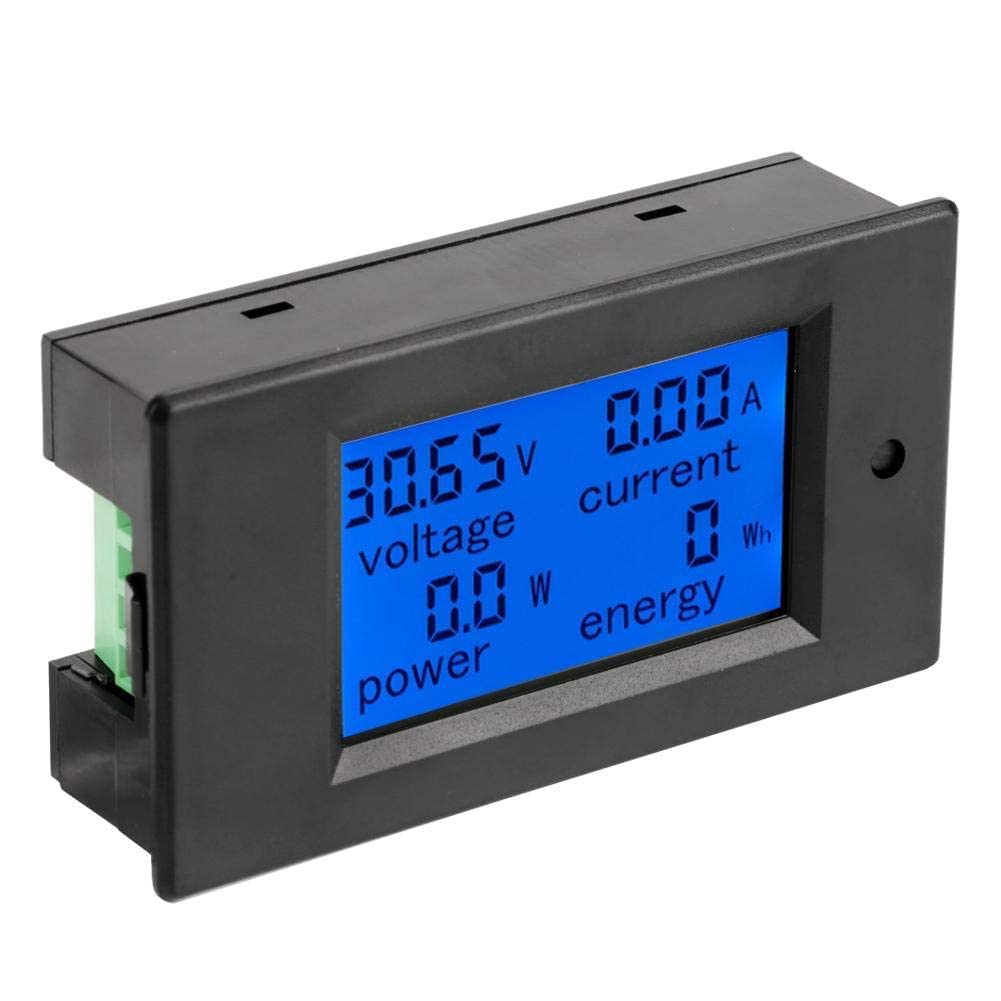 Easyword Mall 100 V digitale voltmetro Amperometro 50 a rosso blu LED digitale tensione pannello corrente Shunt