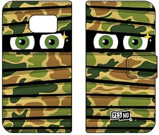 Yesno Notebook Type Smartphone Case Mummy-kun Hunter Camo/for Galaxy S7 Edge SC-02H, SCV33/docomo au DSC02H-IJTC-401-N244 DSC02H-IJTC-401-N244