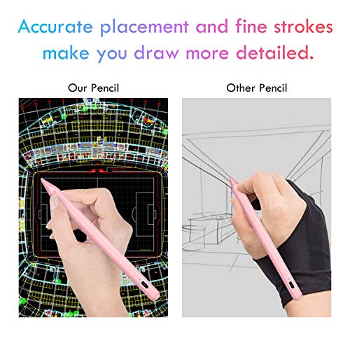 Stylus Pen Compatible with (2018-2020) Apple iPad, iPad Pencil with No Lag, High Precision, Tilt, Palm Rejection, for iPad 6th, iPad Mini 5th, iPad Air 3rd Gen, iPad Pro (11/12.9") - Pink - Thumbnail 6