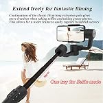 FeiyuTech Vimble 2S Stabilisateur pour téléphone, stabilisateur Gimbal pour téléphone intelligent iPhone 11 X XR XS 8 7 Plus, Samsung S10+ A50 Remarque 9, Huawei P30 P20 P9 Maté 10, Redmi, un Plus, Sjcam, Yi 4K Caméra avec/Tripod