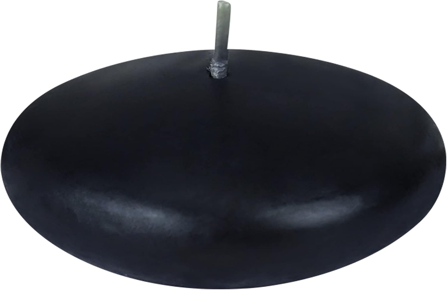 Zest Candle 12-Piece Floating Candles, 3-Inch, Black