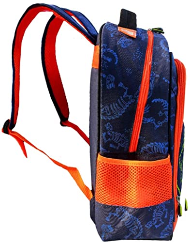 Mochila Bolsa Reforçada Escolar Infantil Menino Dinossauro Costas