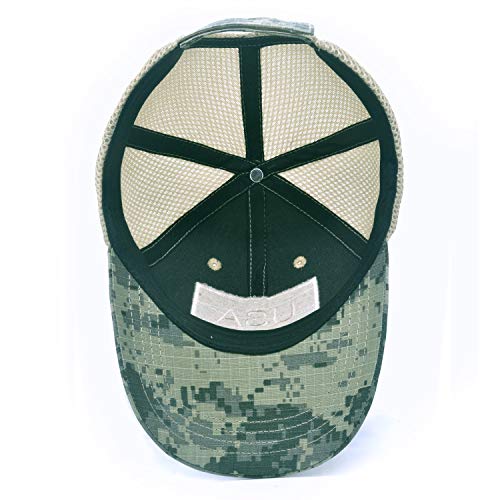 Image of Baseball Cap Low Profile American USA Flag Hat Adjustable Camo Mesh Unisex Caps