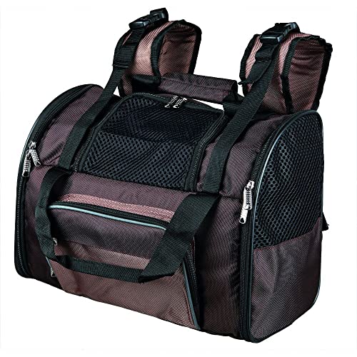 Trasportino Pieghevole Petigi Per Cani E Gatti – In Nylon Resistente, Con Rete Su Tutti I Lati, Tasca E Coperte, Disponibile In 7 Taglie (S-XXXXL)