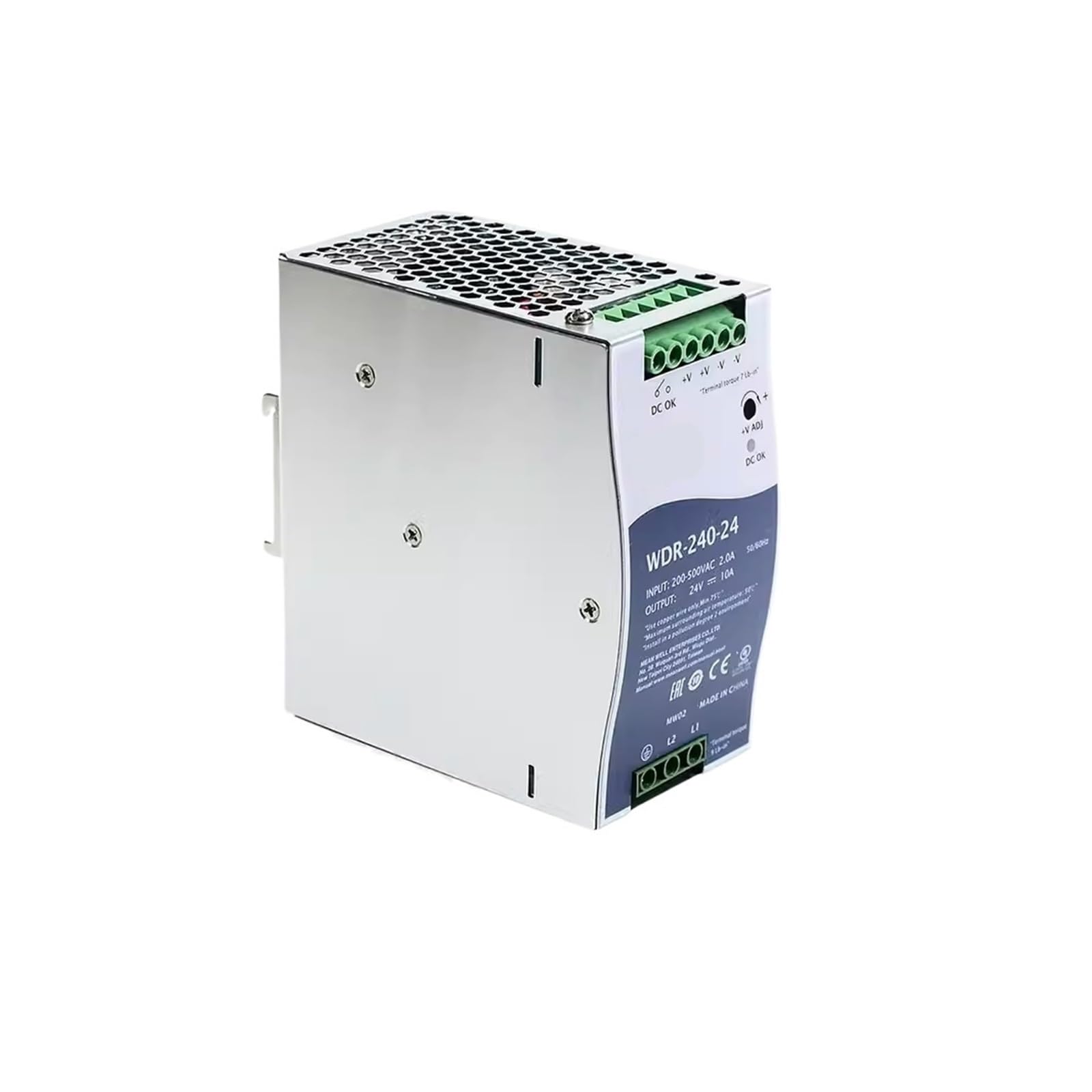 BRODEFUP WDR-240 WDR-240-24 WDR-240-48 240W Switching power supply 220V/380V to 24V 48V(WDR-240-24V)