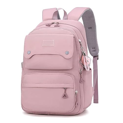ISUJFHES Casual Waterproof School Bags Backpack Teens Students Bookbags Daypack Laptop Travel Bag for Girls Boys