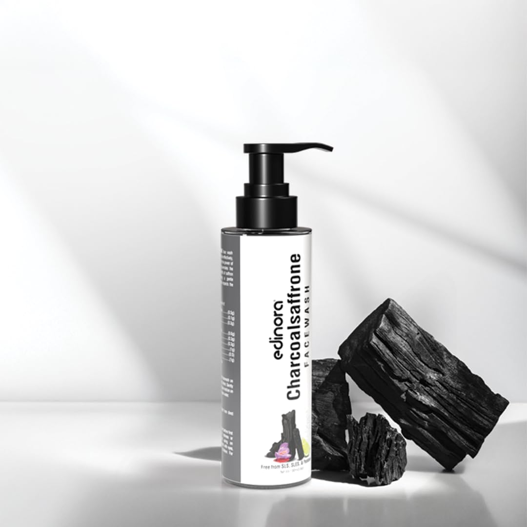 Charcoal Saffron facewash | Safe Ingredients | No SLS, parabens | For Deep Skin Cleansing, Fights Acne, Pimple | 100ml-image-39