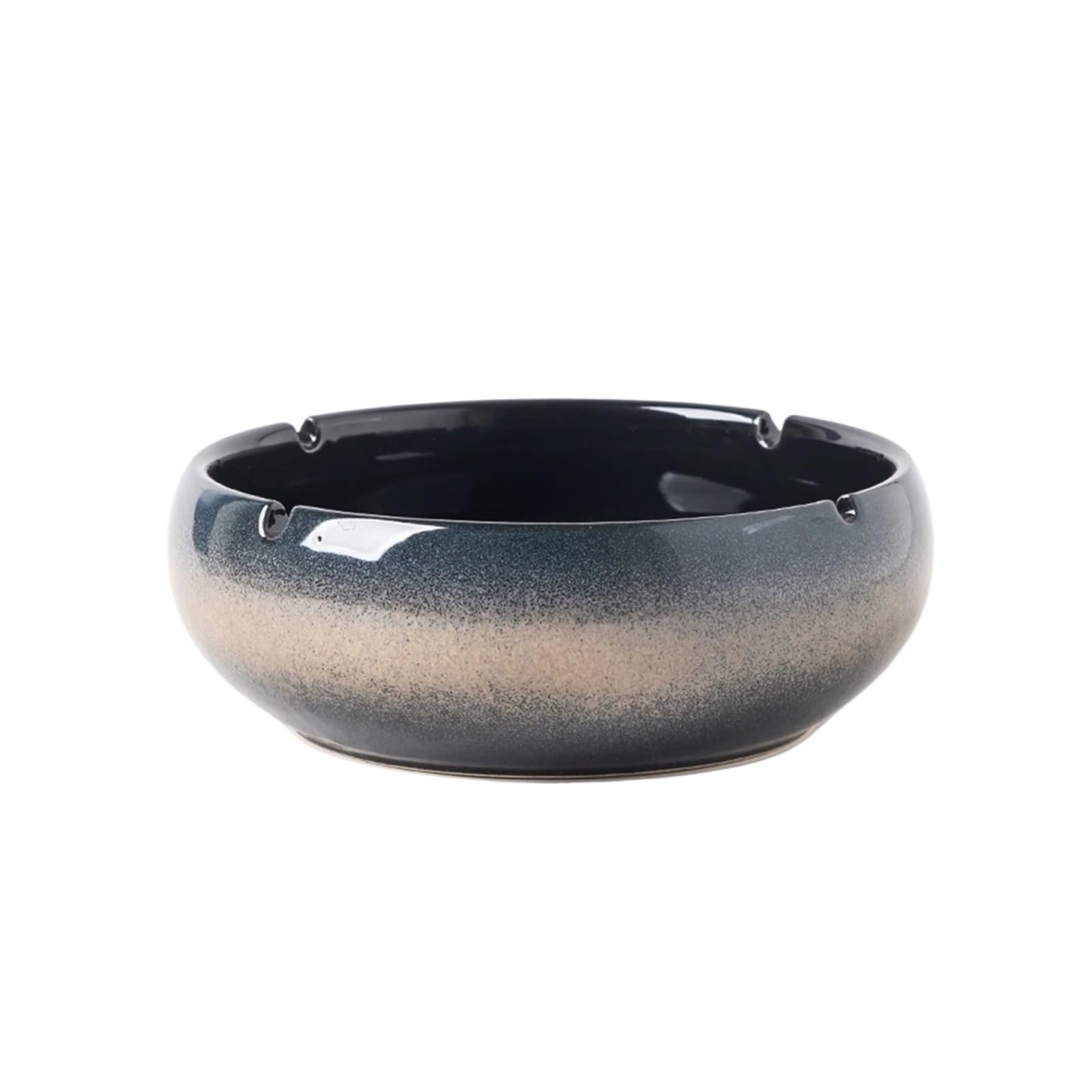 Cigarettes Ashtrays Glossy Gradient Ceramic Ashtray for Office Desk(Medium)