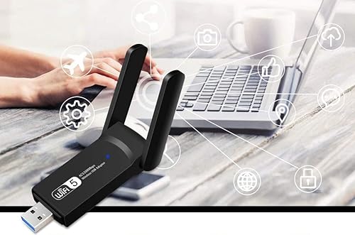Adaptador Wifi Usb 3.0 Dual Band 1300 2.4/5ghz Wireless 5g