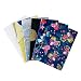 6 Pack Notebook Journals Bulk for Travelers, Class and Office, Diary Writing Subject Memo Book Planner with Lined Paper, College Ruled, 60 Pages/ 30 Sheets, 5.5x8.3 inch, Travel Note Book Set
