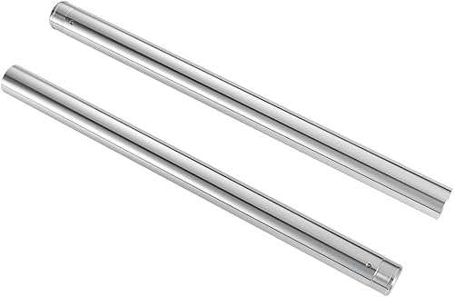 Miniatura 3 de LANBAO - Tubos de horquilla interior delantera para Yamaha FZ6 2004 2005 2006 2007 5VX-23110-00 1.693x23.228 in Horquilla Pipe Suspensión Plata