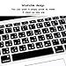 HRH Taiwanese Chinese Characters Silicone Keyboard Cover Skin Protector for MacBook Air 13,for MacBook Pro 13/15/17(with or w/Out Retina Display,2015 or Older Version)&for iMac Older USA -Black