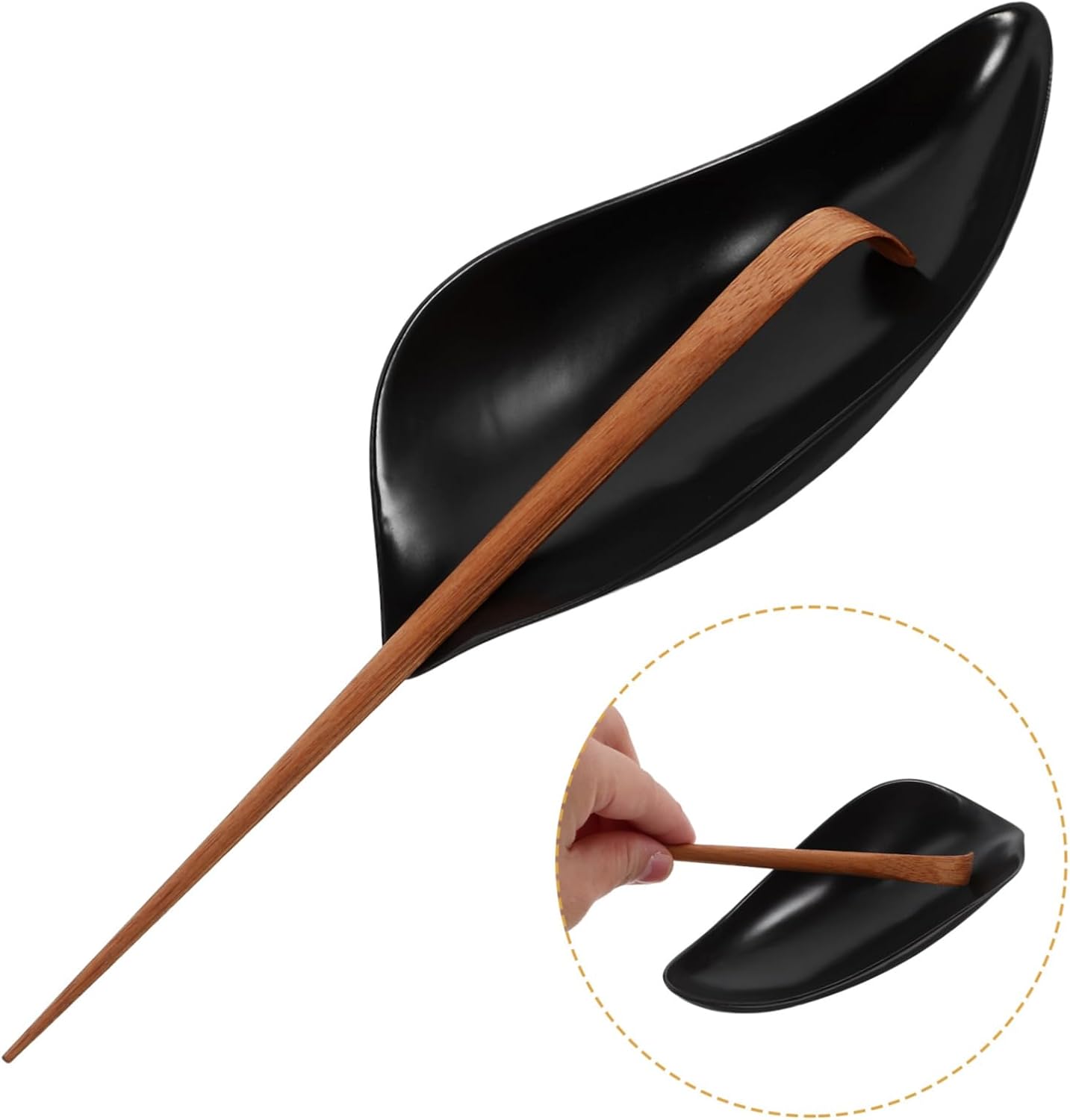 Generic 1 Set Ceramic Tea Scoop for Loose Leaf Tea Measuring Spoon and Gatherings