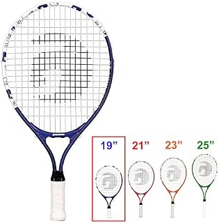 Gamma Sports Junior Tennis Racquet: Quick Kids 19 Inch Tennis Racket - Prestrung