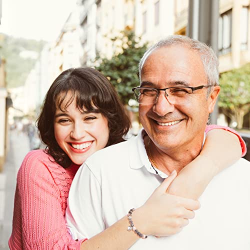 Hgdeer Daughter Gifts From Dad, Father Daughter Gifts Christmas Valentines Day Back To School Bracelet Jewelry Present For Daughter #TOP6