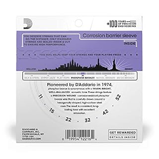 D’Addario Cordes Guitare Acoustique | Corde Guitare Folk | EJ13 | Cordes en bronze pour guitare acoustique avec… - Les Beatles, Paul McCartney, John Lennon, RIngo Starr, George Harrison D'Addario Cordes Guitare Acoustique | Corde Guitare Folk | EJ13 | Cordes en bronze pour guitare acoustique avec… – Image 6