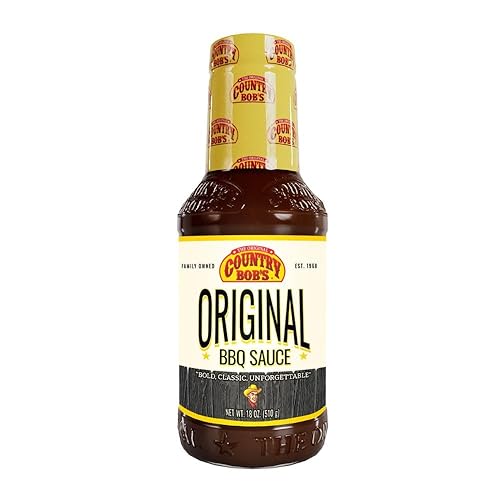 Country Bobs - Salsa para barbacoa original, orgánica y totalmente natural, salsa barbacoa y adobo de carne para cerdo, pollo, carne de res y