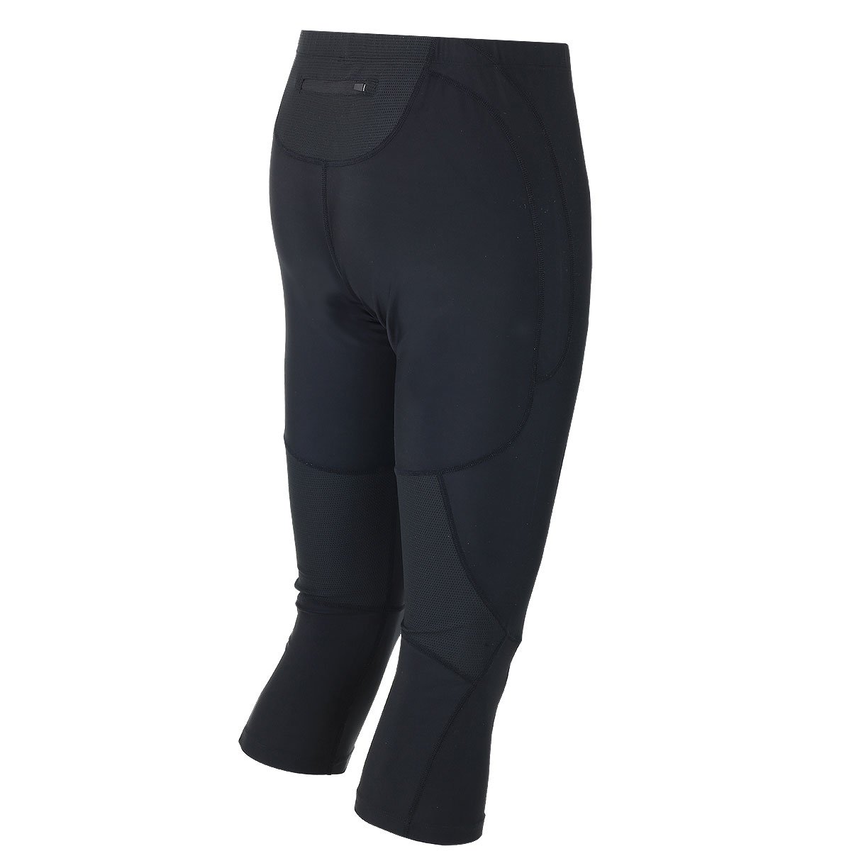 Airtracks Funktions Laufset Laufshirt/Kompressions - T-Shirt Kurzarm Pro Team + Laufhose 3/4 Lang Pro Air/Atmungsaktiv/Schnelltrocknend/Reflektor