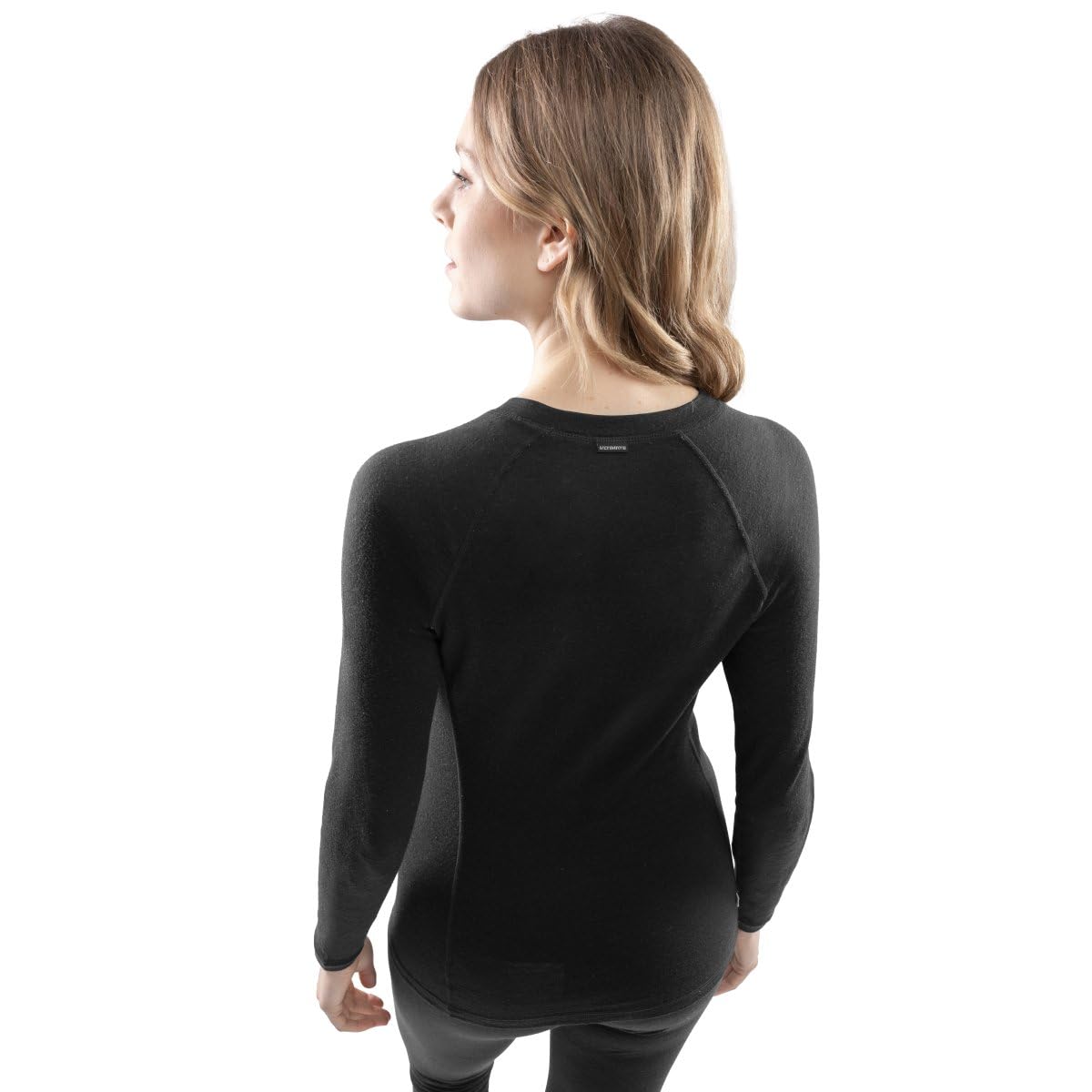 SIROKO Camiseta Interior Lana esquí y Nieve Ultimate Siberia Negro
