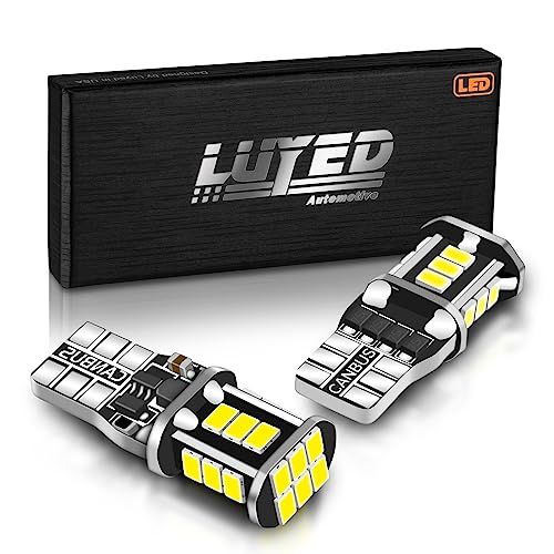 Luyed 912 921 Led Bulbs Reverse Lights Xenon White 500 Lumens Extremely Bright Canbus Error Free W16W T15 906 3030 20-Ex Chipsets With Lens For Backup Lights, Pack Of 2 #TOP29