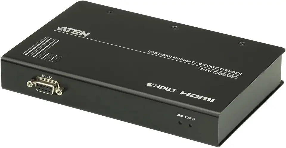 ATEN CE820-ATA-U 4K HDMI HDBaseT 2.0 KVM Extender with RS232, Ethernet Extension