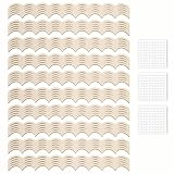 Sixfolo 50 Pcs Moldura de Madera Ondulada para Muebles 40x2,5cm