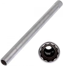SIO Spark Plug Wrench 14 mm Extra Long Thin Wall with Magnet – Professional Long Socket for Changing Spark Plugs in Petrol Engines – High Precision and Deep Access