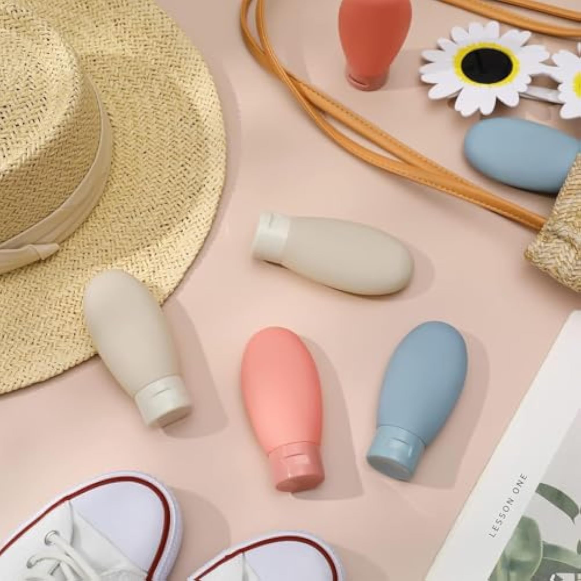 Travel Bottles For Toiletries, 60ml, Pack Of 3