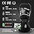 SNOW DEER Heated Mittens for Men and Women Waterproof Ski Gloves with Touchscreen 7.4V 3000mAh Battery Gloves Electric Rechargeable Thermal Mittens for Hands Warm