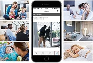XAMOFAN Telecamera spia 1080P Mini telecamera di sorveglianza WiFi -interno 150° orologio telecamera nascosta spia a distanza discreta supporto visione notturna e rilevamento del movimento
