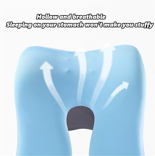 Miniatura 4 de chislim Soporte de cuello para silla de oficina, almohada de escritorio de espuma viscoelástica para siesta, funda lavable, se adapta a la mayoría