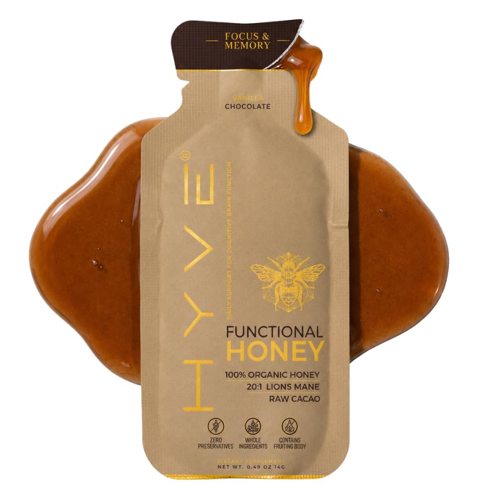 Amazon.com : HYVE Mind Functional Honey – Focus & Memory Organic
