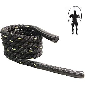 2.2/2.8/5LB Weighted Jump Rope for Fitness, Heavy Jump Ropes,Battle Exercise Training Rope for Men & Women, Power…
