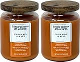 Better Homes Gardens 22oz Scented Candle, Crisp Fall Leaves 2-Pack