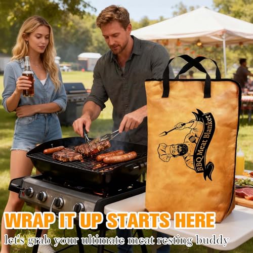 Manta BBQ para reposar carne aislante y reutilizable miniatura 7