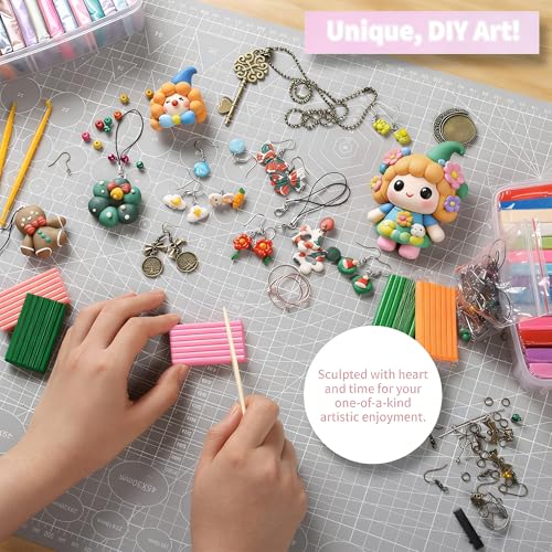 Image of Aestd-ST Polymer Clay 92 Colors, Oven Bake Modeling Clay for Kids & Artists