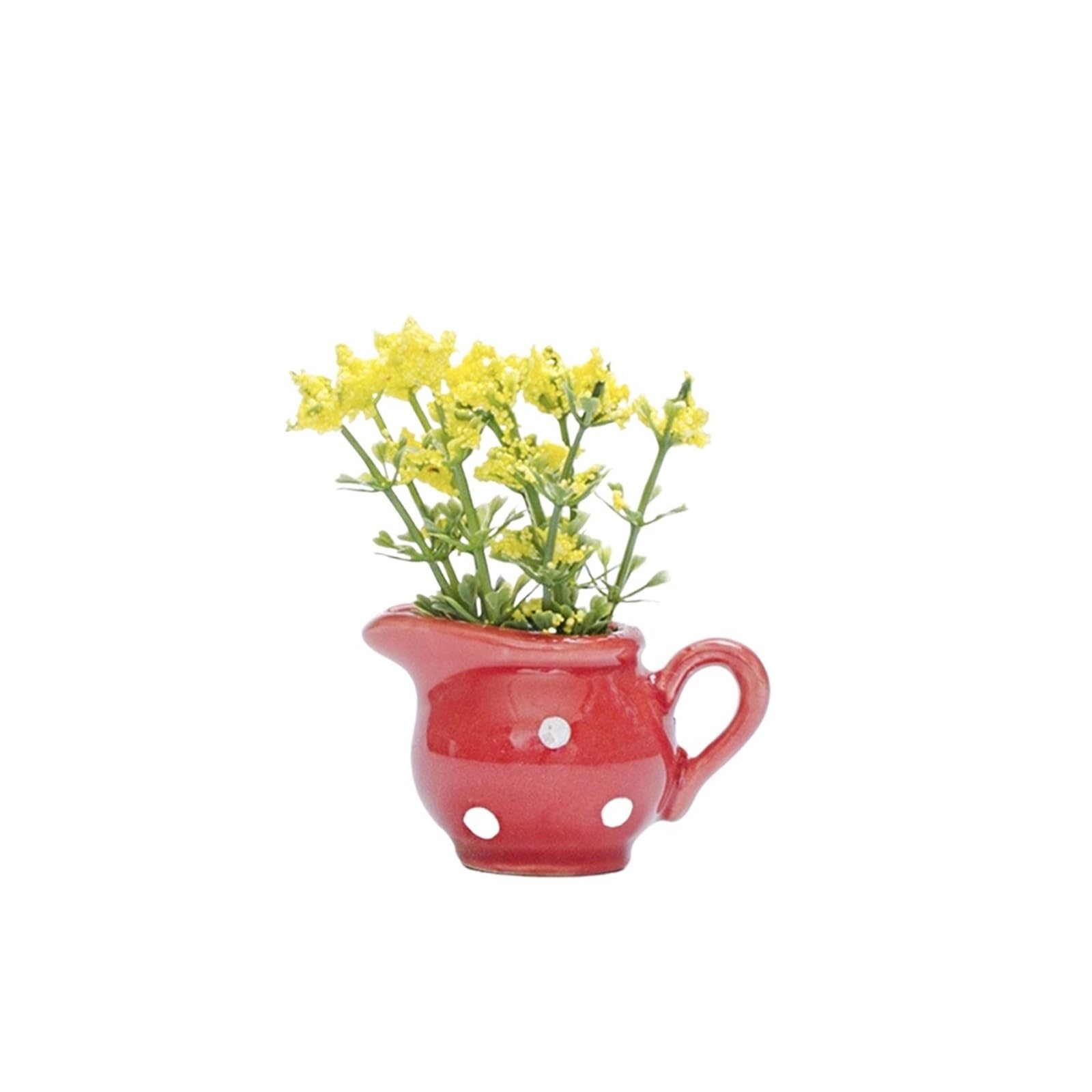 3pcs Cute Mini Ceramic Plant Fridge Magnets - Tiny 3D Vase Decorations For Kitchen & Office(Color9)
